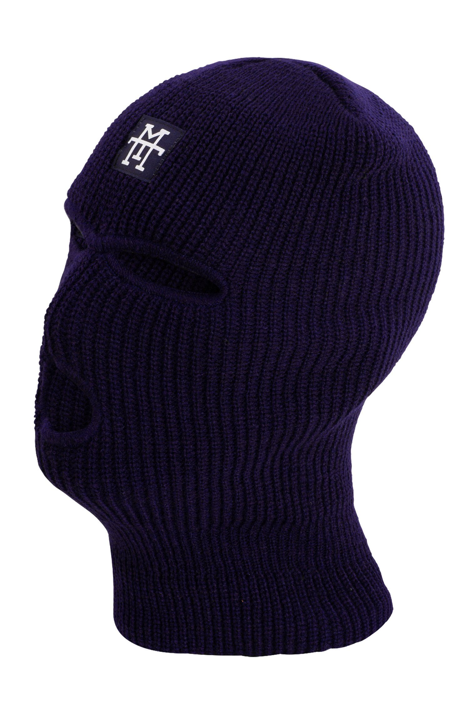 Manufaktur13 Sturmhaube Balaclava - Sturmhaube, 3-Loch Skimaske in versch. Farben gestrickt