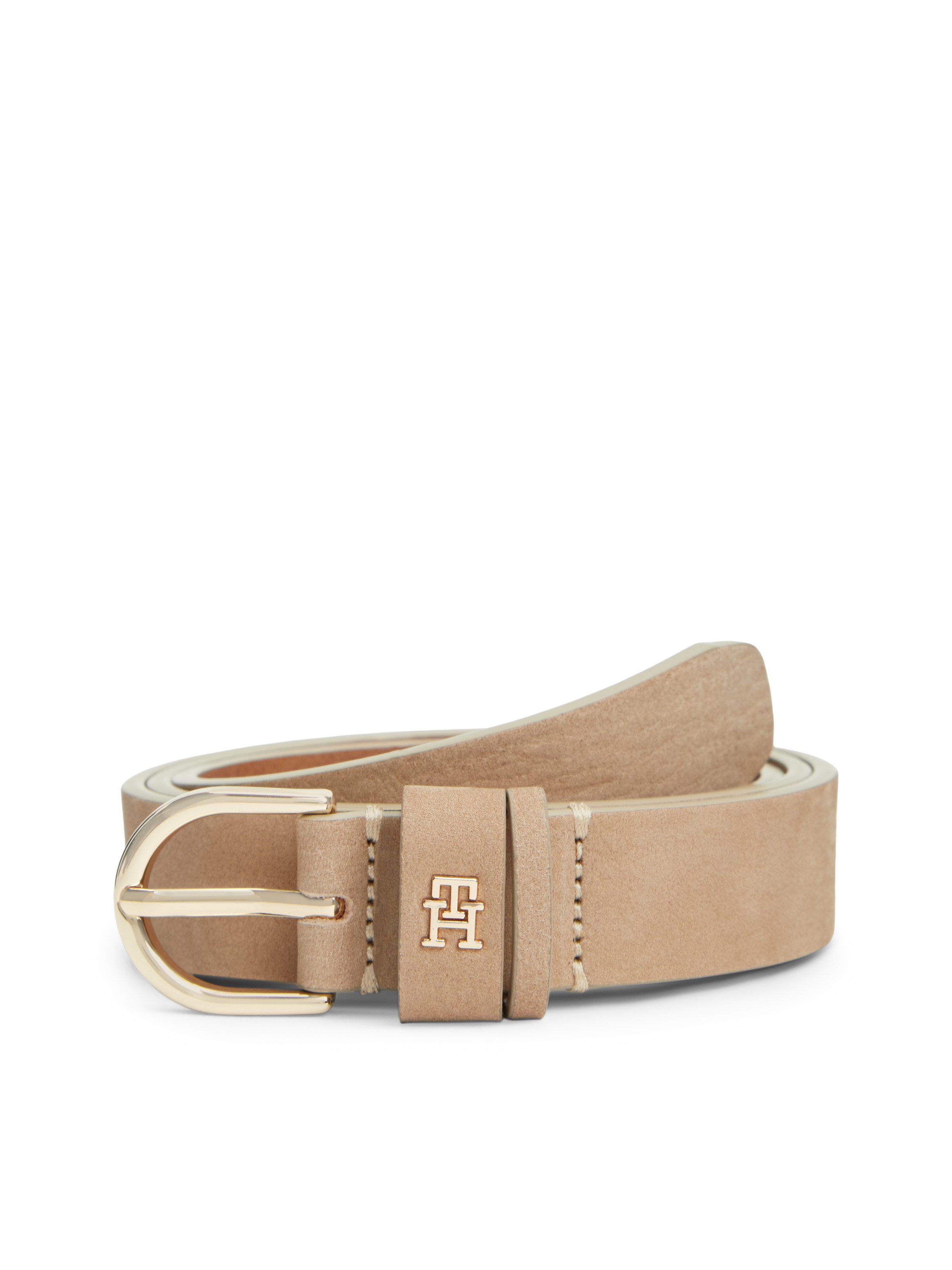 Tommy Hilfiger Ledergürtel ESSENTIAL EFFORTLESS NUBUCK 3,5 cm, samtartig, leicht angeraut