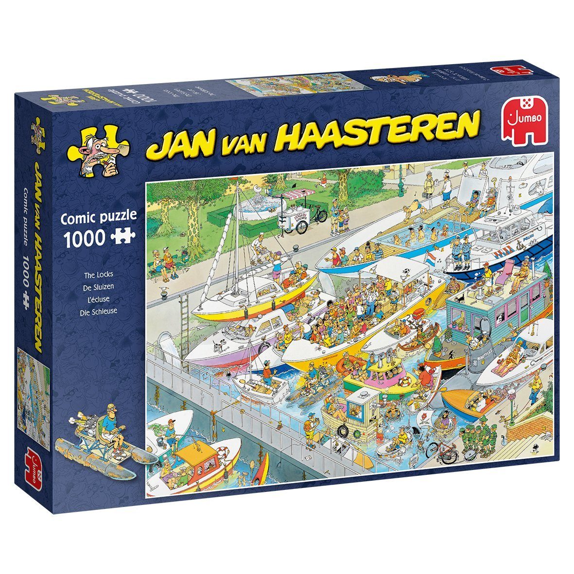Jan van Haasteren Puzzle Jan van Haasteren Die Schleuse 1000 Teile Puzzle, 1000 Puzzleteile