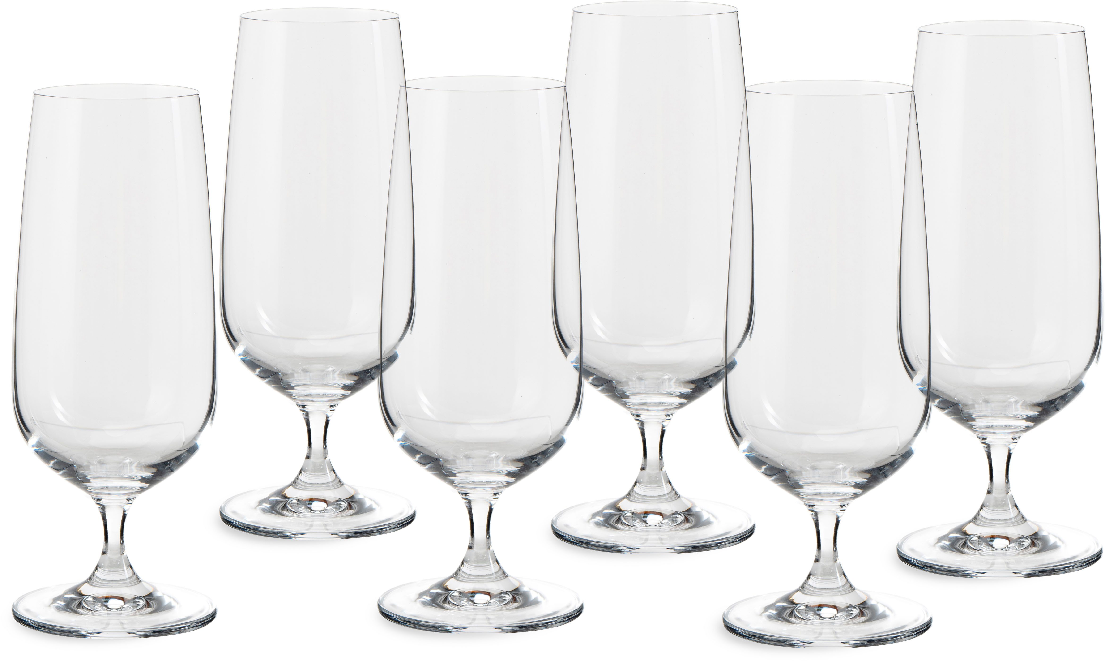 ECHTWERK Bierglas Pilsbiergläser Set, ca. 400 ml, Glas, Strapazierfähige Biertulpen, stilvoll und passend zur Tischdeko