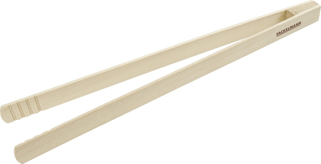 FACKELMANN Grillzange Fackelmann Holzzange FAIR 35 cm