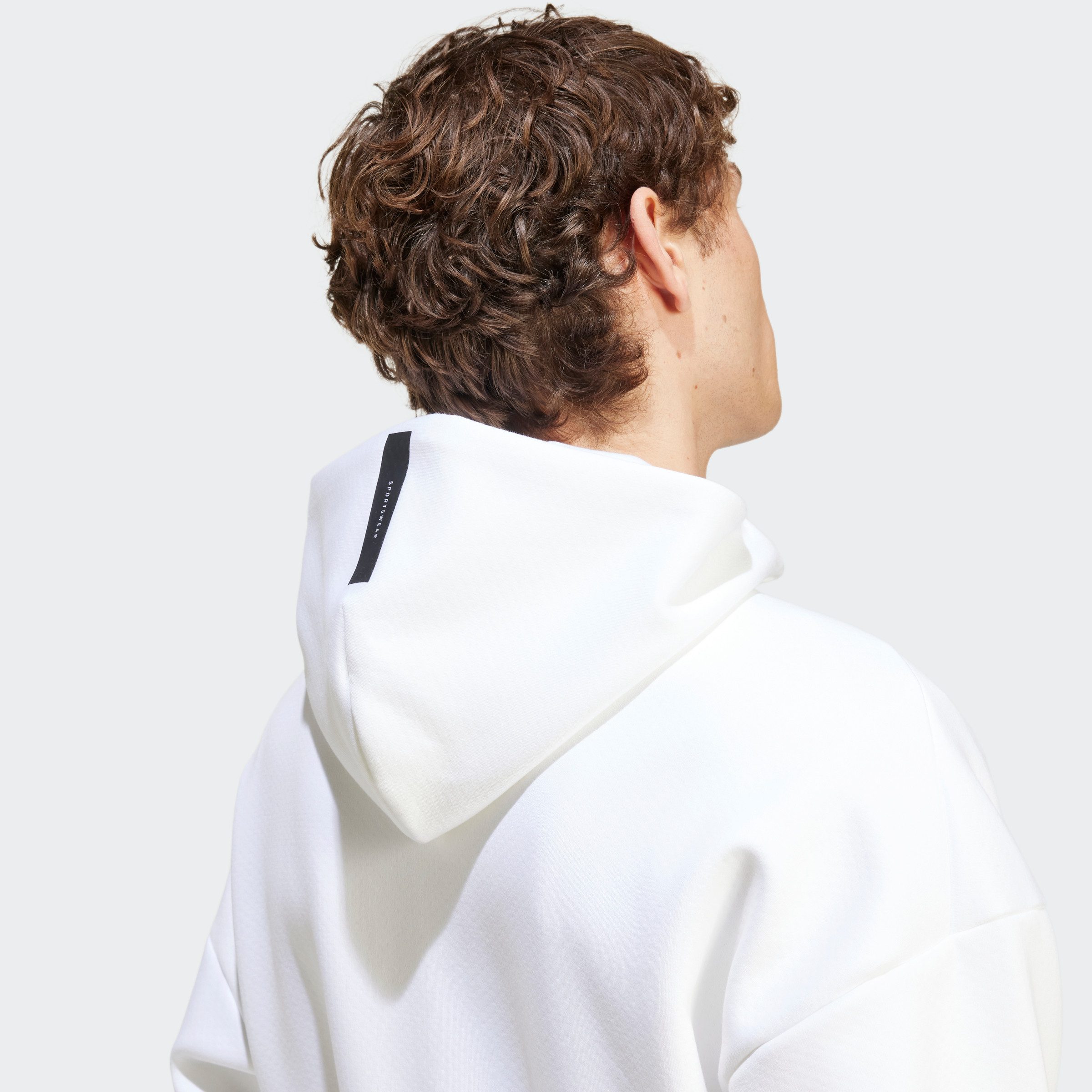 adidas Sportswear Kapuzensweatshirt M Z.N.E. FZ für sportliche Aktivitäten, aus Polyester und Baumwolle