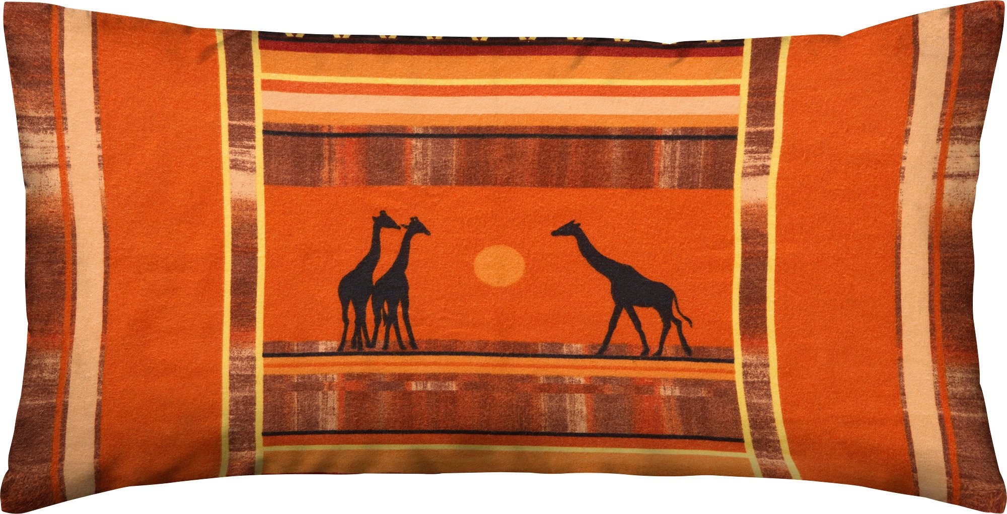 Erwin Müller Kissenbezüge Kissenbezug, Edelflanell Motiv: Afrika/Tiermotive