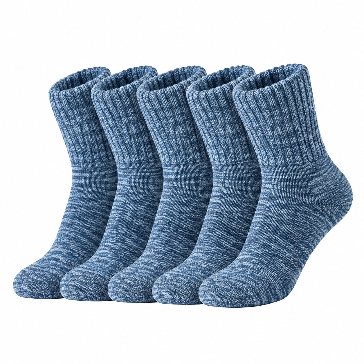 Autrucker Thermosocken Wintersocken Damen Herren, Warme Thermosocken dick gefüttert (5-Paar) Bequeme Socken für Alltag Arbeit Outdoor, 5 Paar