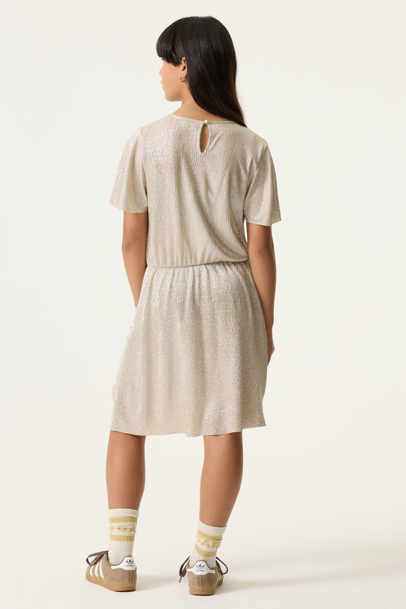 Garcia Sommerkleid (1-tlg) mit feiner Struktur und Rundhals