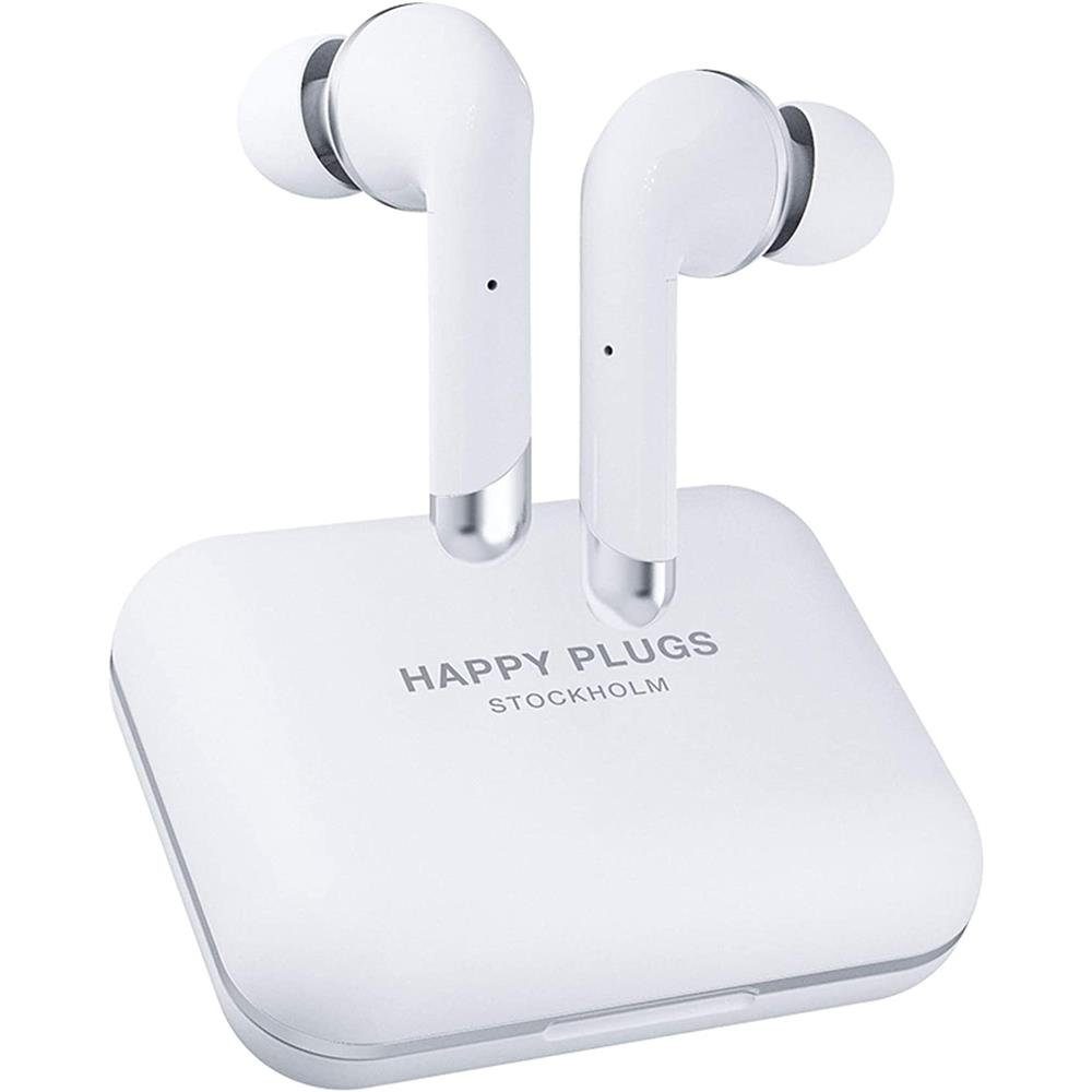 Hama Happy Plugs Air 1 Plus wireless In-Ear-Kopfhörer (Weiß, Ohrhörer, Bluetooth)