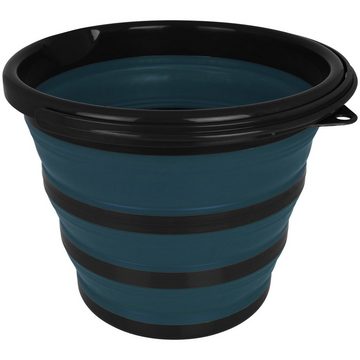Koopman Falteimer 10L Wassereimer Putzeimer Zusammenklappbar, (Freie Farbwahl -, Rosa, Petrol oder Mint), Kunststoffeimer Haushaltseimer Wasserbehälter