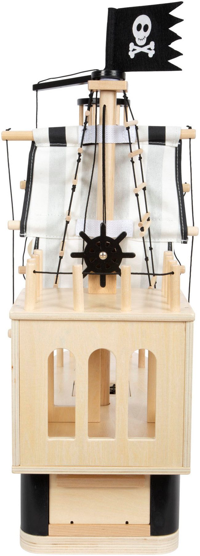 Small Foot Spielzeug-Schiff Piratenschiff, aus Holz – Bild 4 von 5