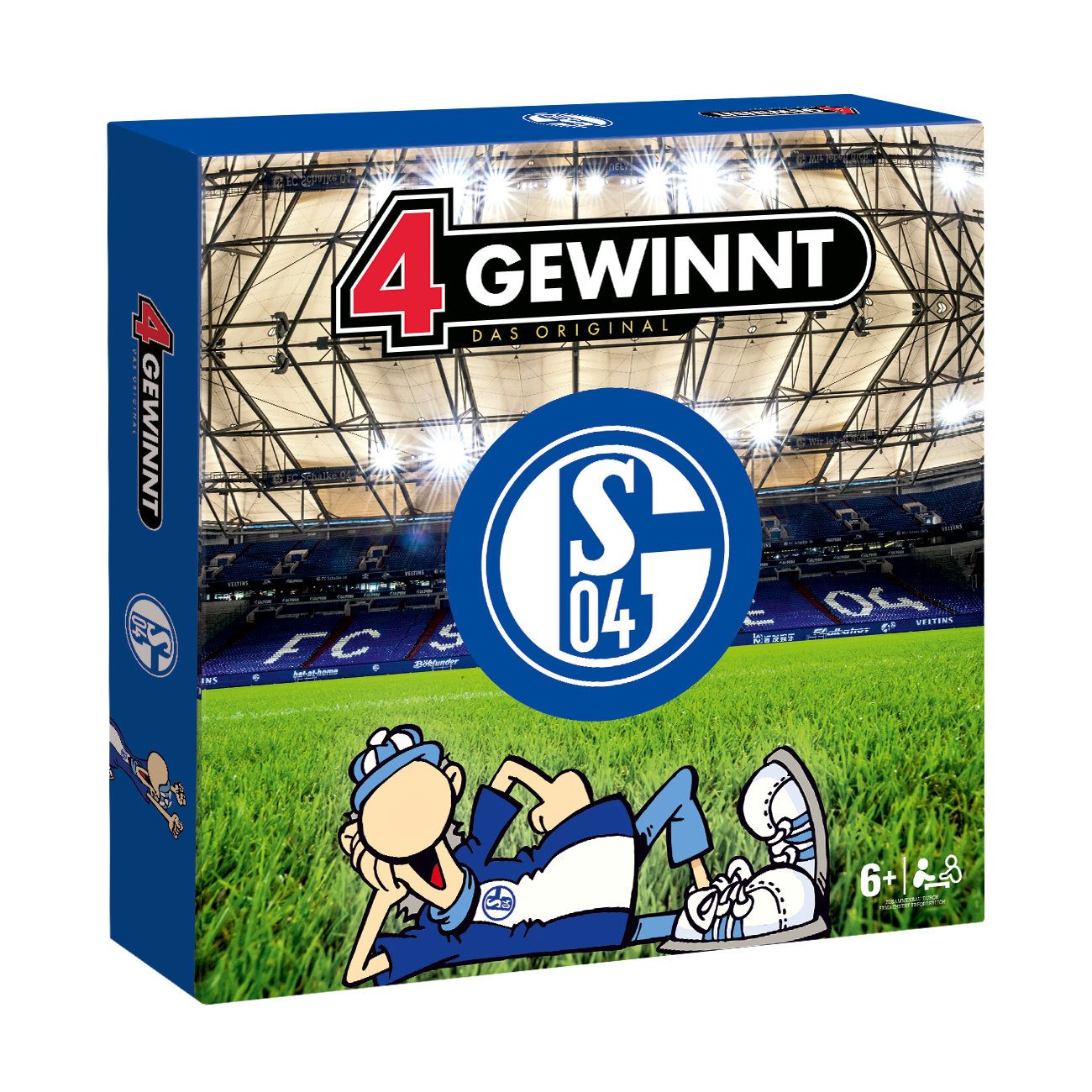 Winning Moves Spiel 4 Gewinnt FC Schalke 04, Brettspiel