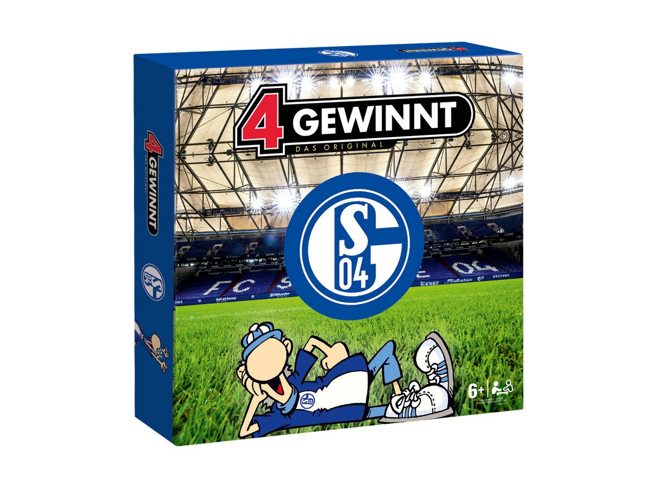 Winning Moves Spiel 4 Gewinnt FC Schalke 04, Brettspiel