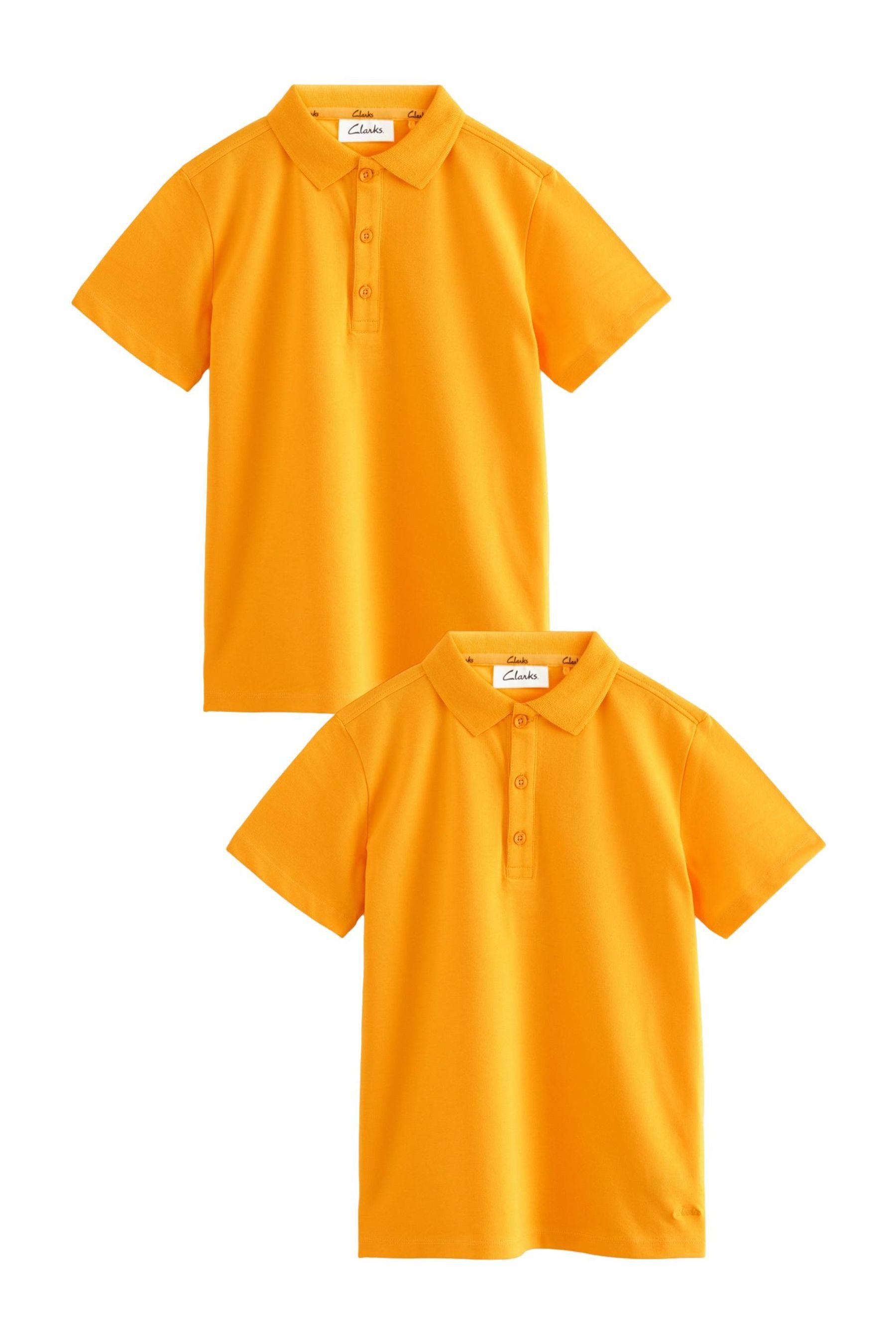 Langarm-Poloshirt Clarks Langarm-Poloshirts für Jungen im 2er-Pack