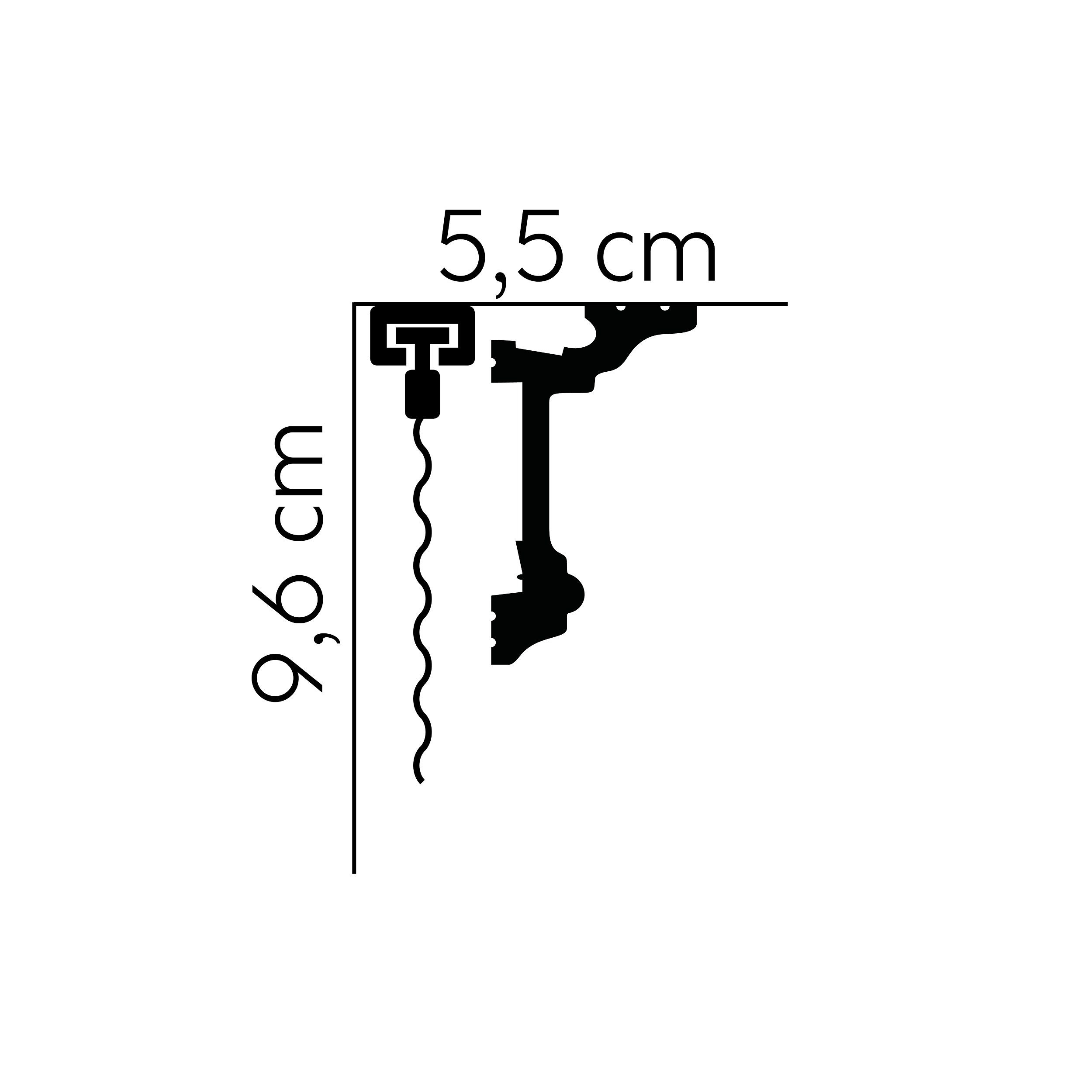 Mardom Deckenleiste MD137 Polyforce 55 x günstig online kaufen