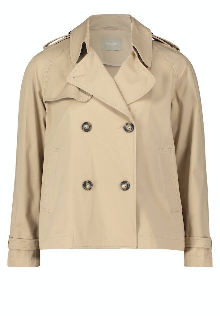 Amber & June Blouson Jacke Popeline Classic Beige