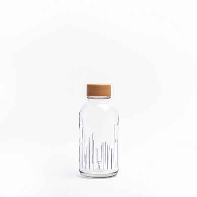 yogabox Trinkflasche CARRY 0,4 l RISE UP GLAS, Regional produziert