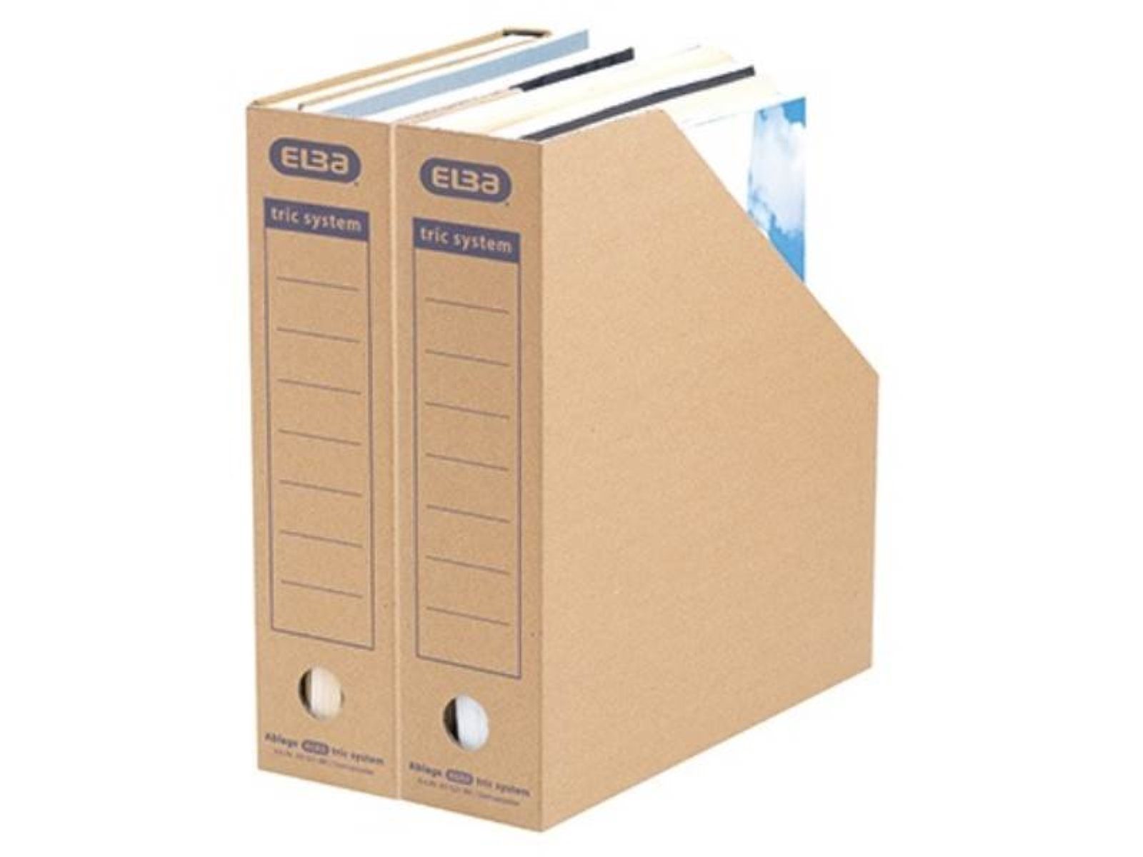 ELBA Stehsammler ELBA Stehsammler tric 100421086 78x287x310mm Wellpappe naturbraun