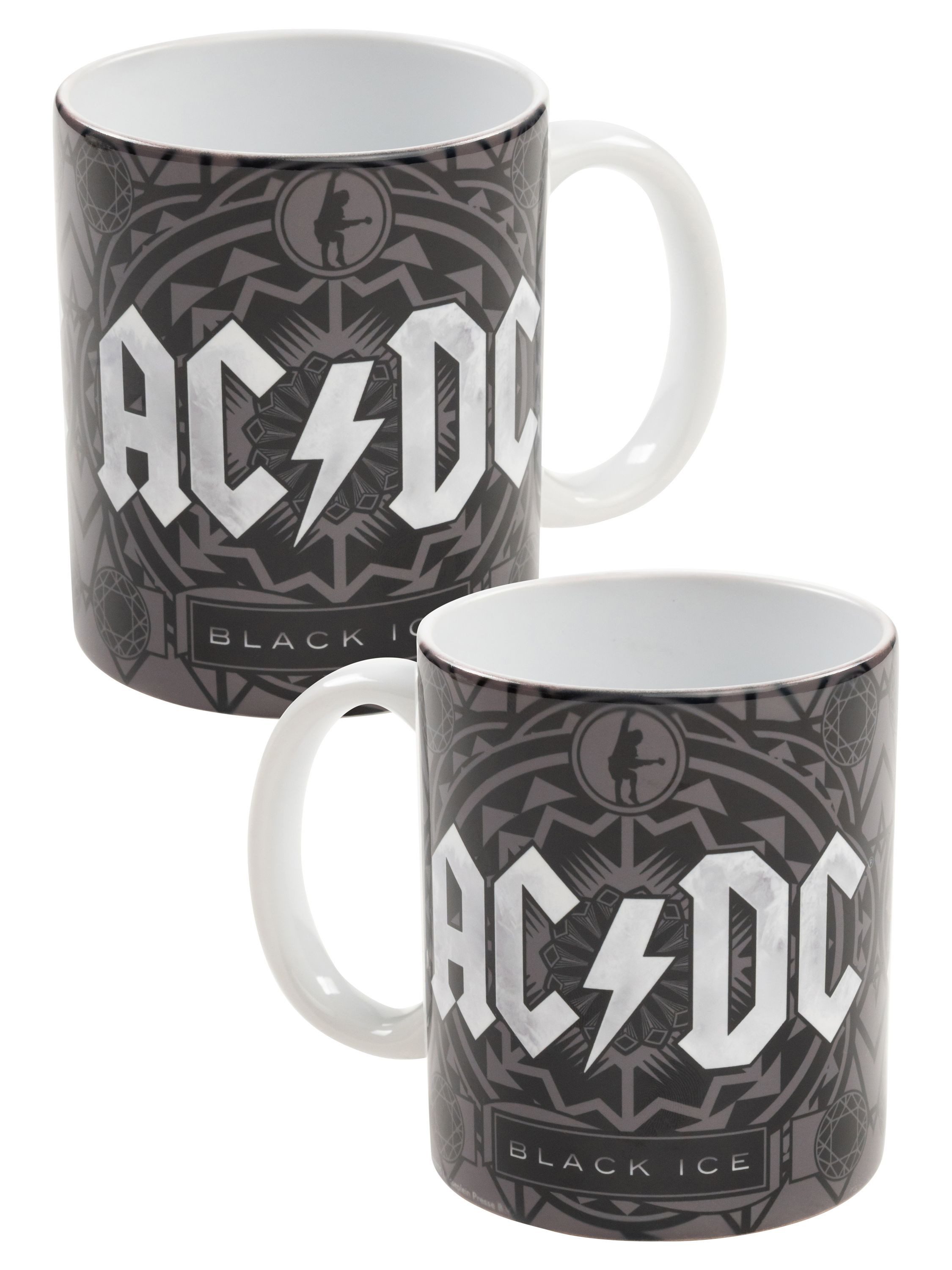 Tasse AC/DC Tasse Black Ice Kaffeetasse Becher Kaffeebecher 320 ml