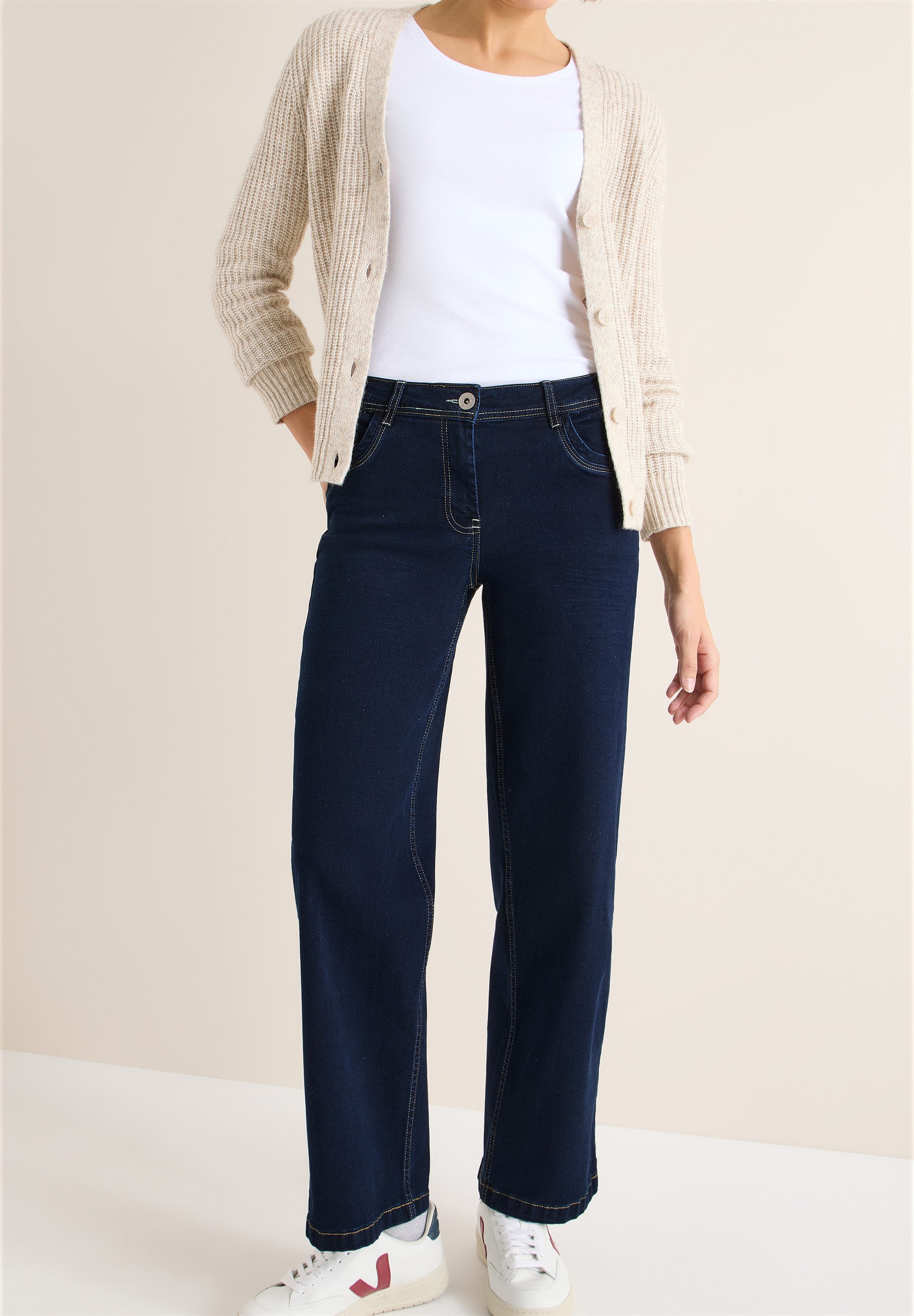 CECIL Straight-Jeans im Five-Pocket Style
