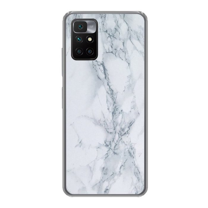 MuchoWow Handyhülle Marmor - Muster - Gus - Weiß - Marmoroptik - Luxus Phone Case Handyhülle Xiaomi Redmi 10 Silikon Schutzhülle