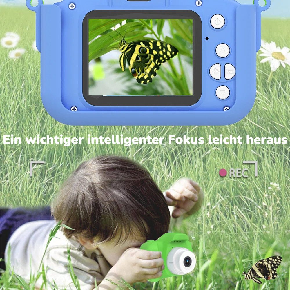 BlingBin 2.0” Display Digitalkamera, 1080P HD Fotoapparat mit 32GB SD Karte günstig online kaufen