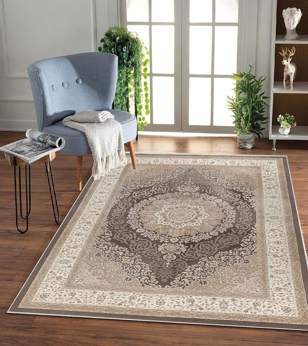 Jungengel Teppich Orientalisch Beige / Sand günstig online kaufen