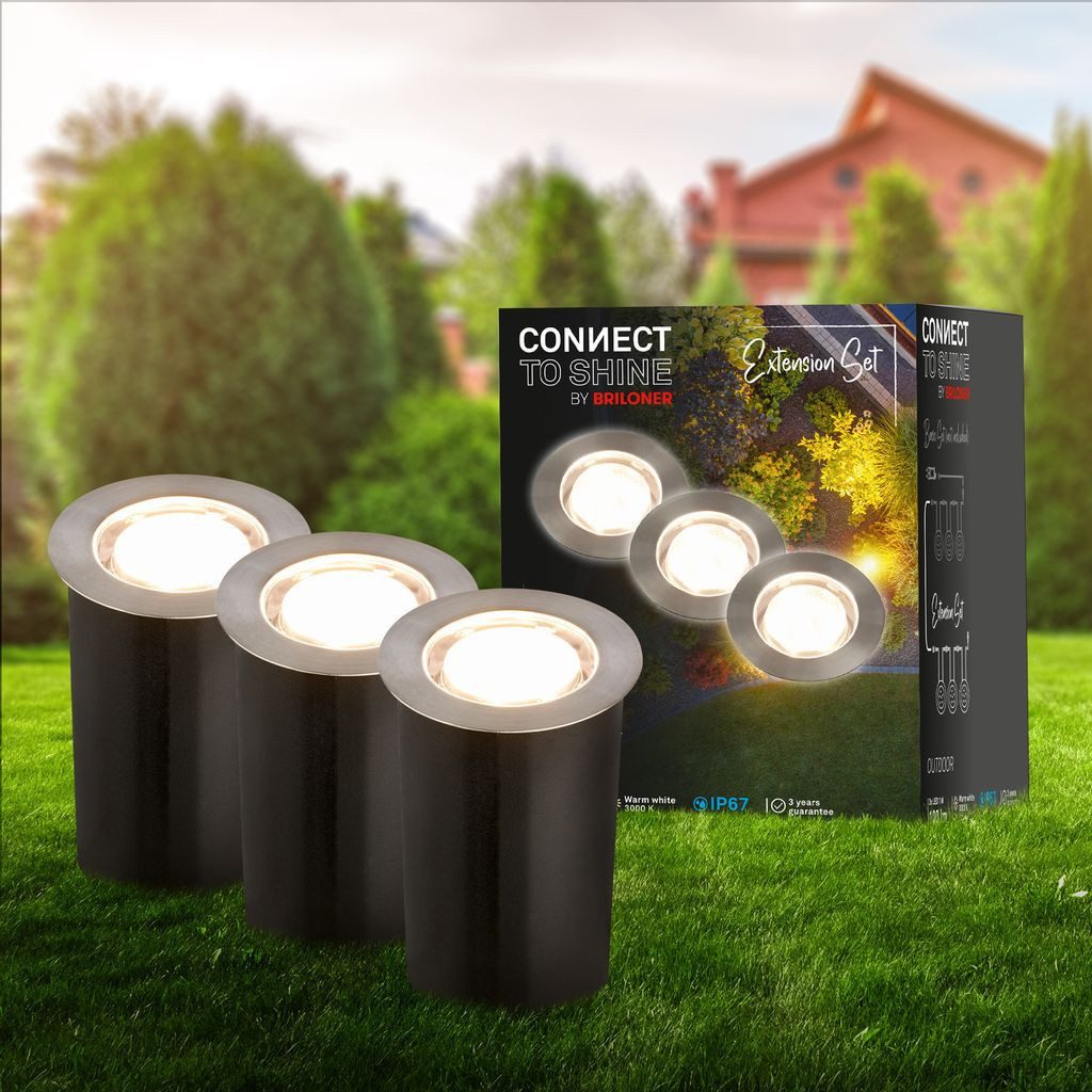 Briloner Leuchten LED Einbaustrahler 3917032, LED fest integriert, 2700K - Extra-Warmweiß
