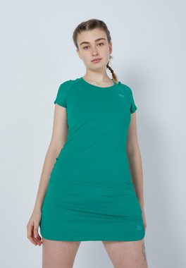 SPORTKIND Funktionsshirt Tennis Capsleeve T-Shirt für Mädchen & Damen smaragd grün