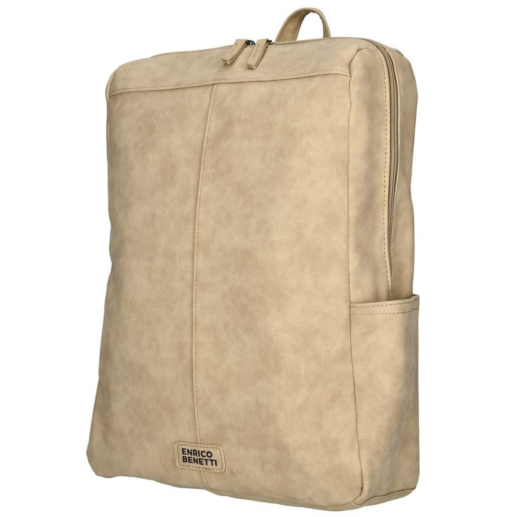 Cityrucksack Kleiner Rucksack Fahrradrucksack Leder Optik