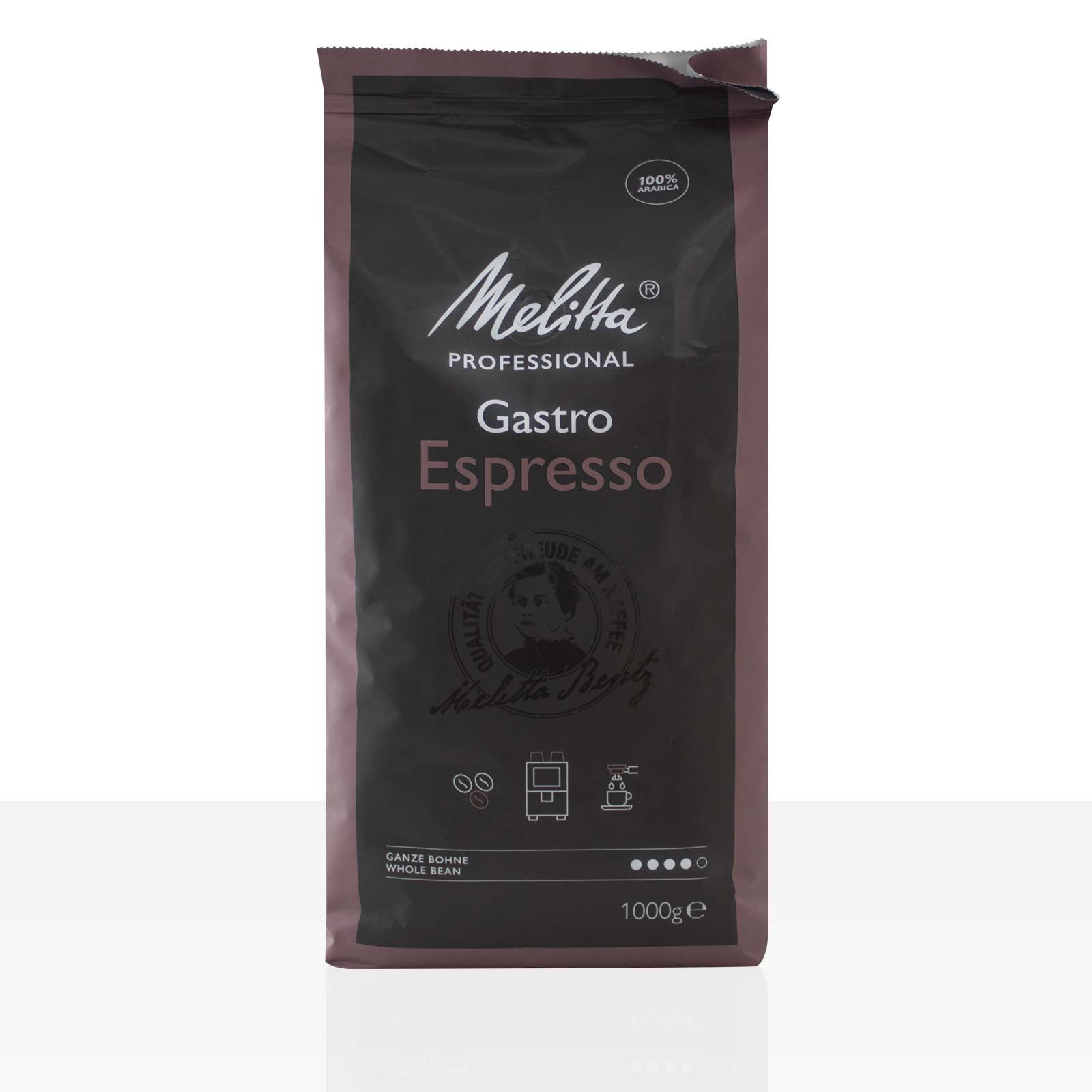 Melitta Kaffee Melitta Gastronomie Espresso 100% Arabica - 8 x 1kg Kaffeebohnen