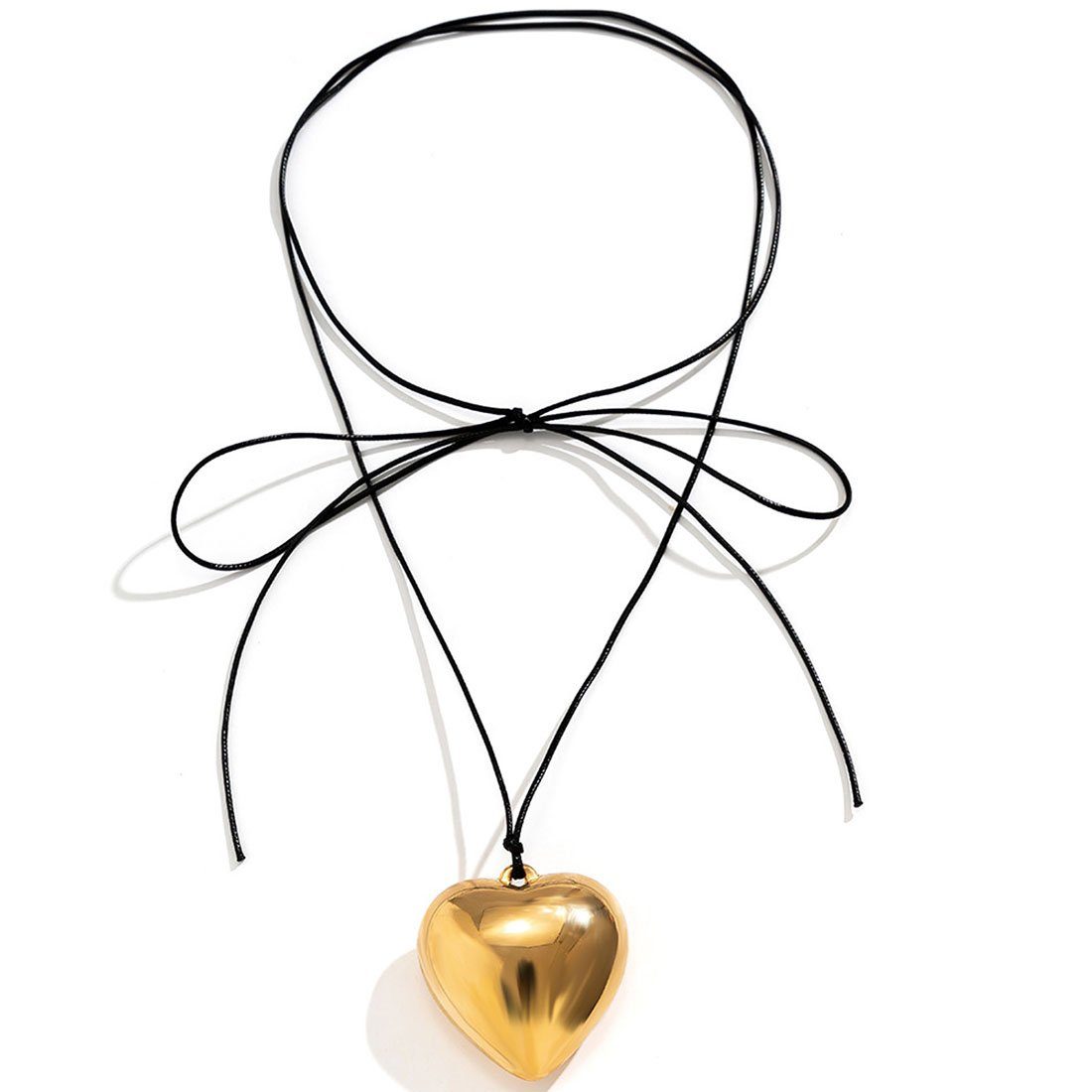 Ronner (1-tlg) Schmuck Halsband Mode Gift Modeaccessoires Halskette Herzkette Damen Necklace UG