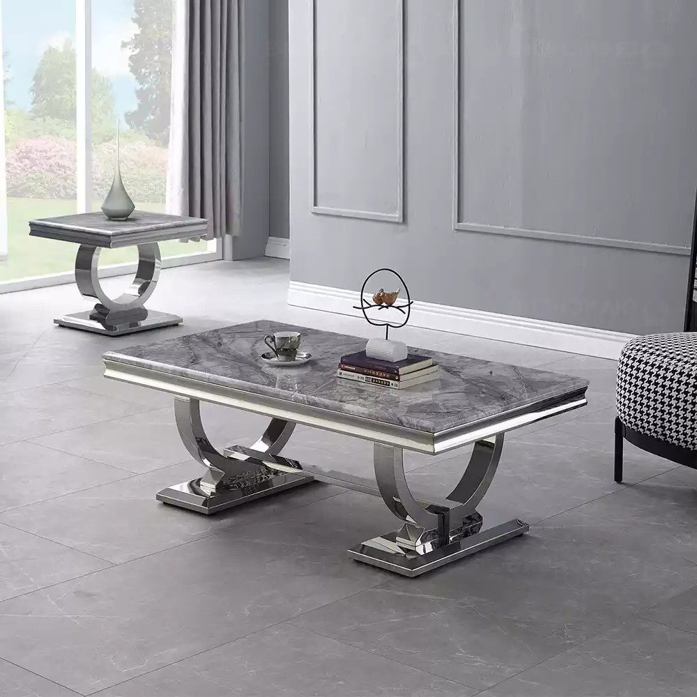 Xlmoebel Couchtisch Luxuriöser Beistelltisch im eleganten Design für stilvolle Räume, Made in Europa