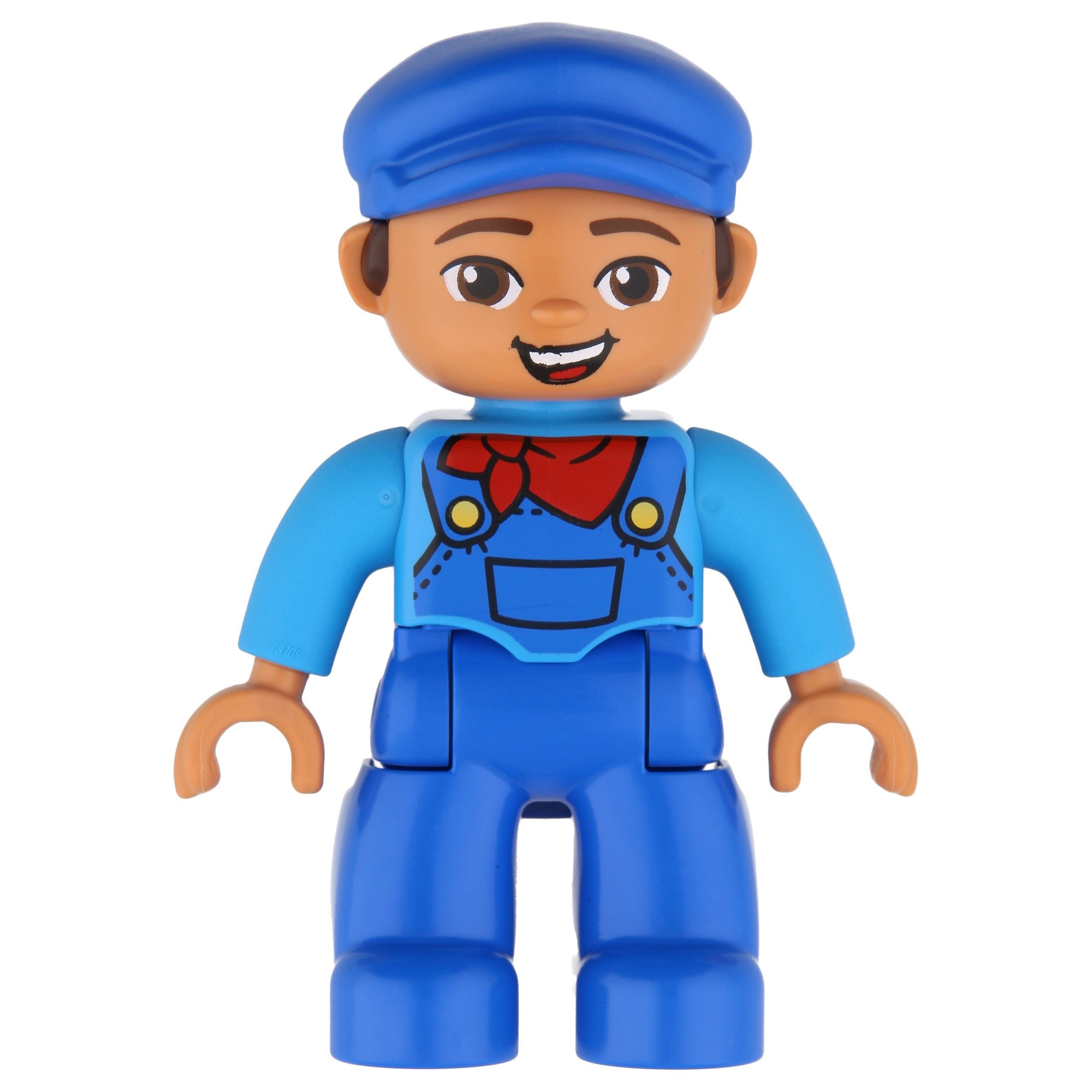 LEGO® LEGO Minifigur Duplo Figure Lego Ville, Male, Blue Legs (47394pb252) Spielbausteine