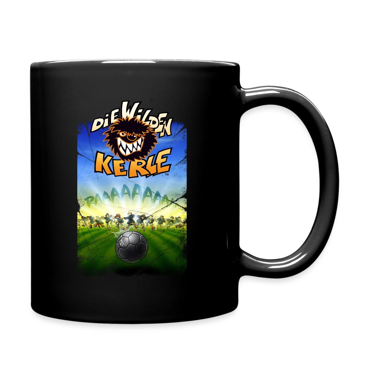 Spreadshirt Tasse Die Wilden Kerle Angriff Tasse Einfarbig, Keramik