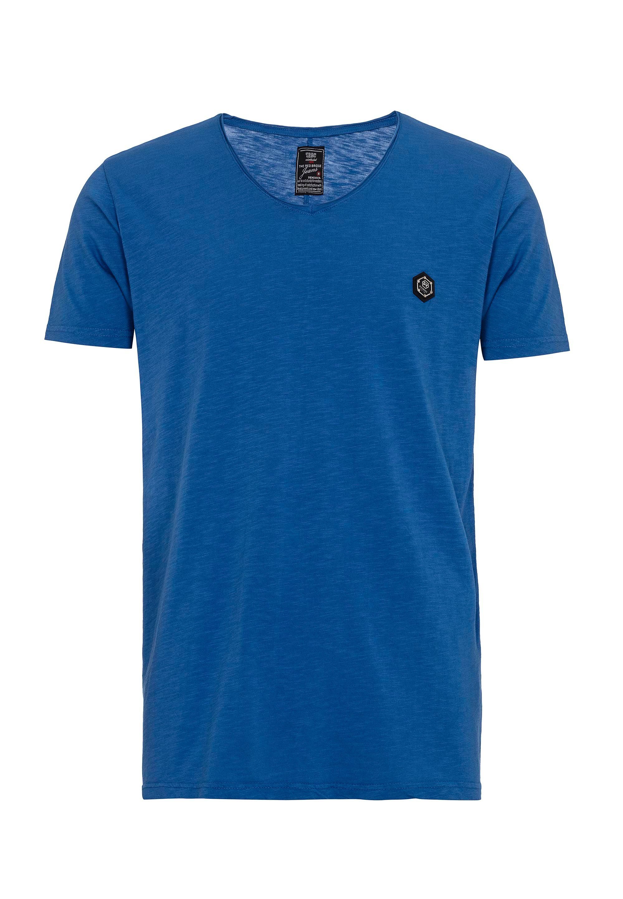 RedBridge T-Shirt Houston lässigem blau in Design