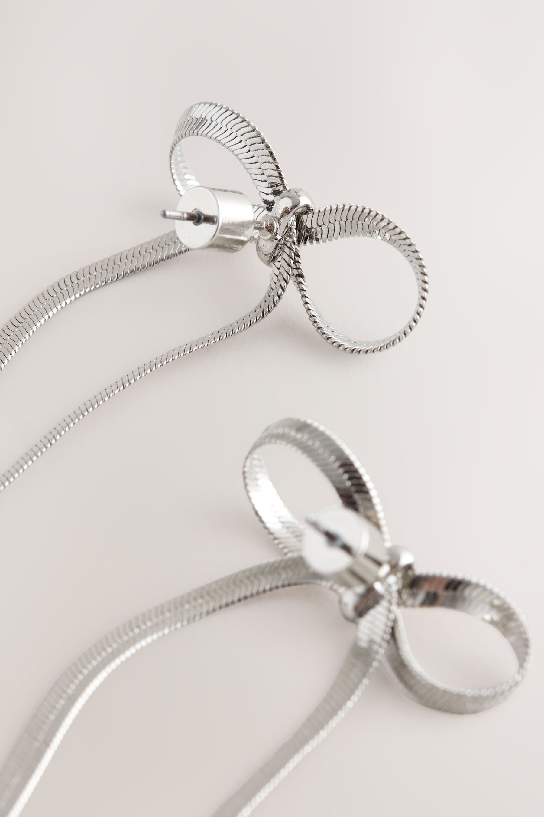 Next Ohrring-Set Ohrringe mit Schlangenkette und Schleife (1-tlg) günstig online kaufen