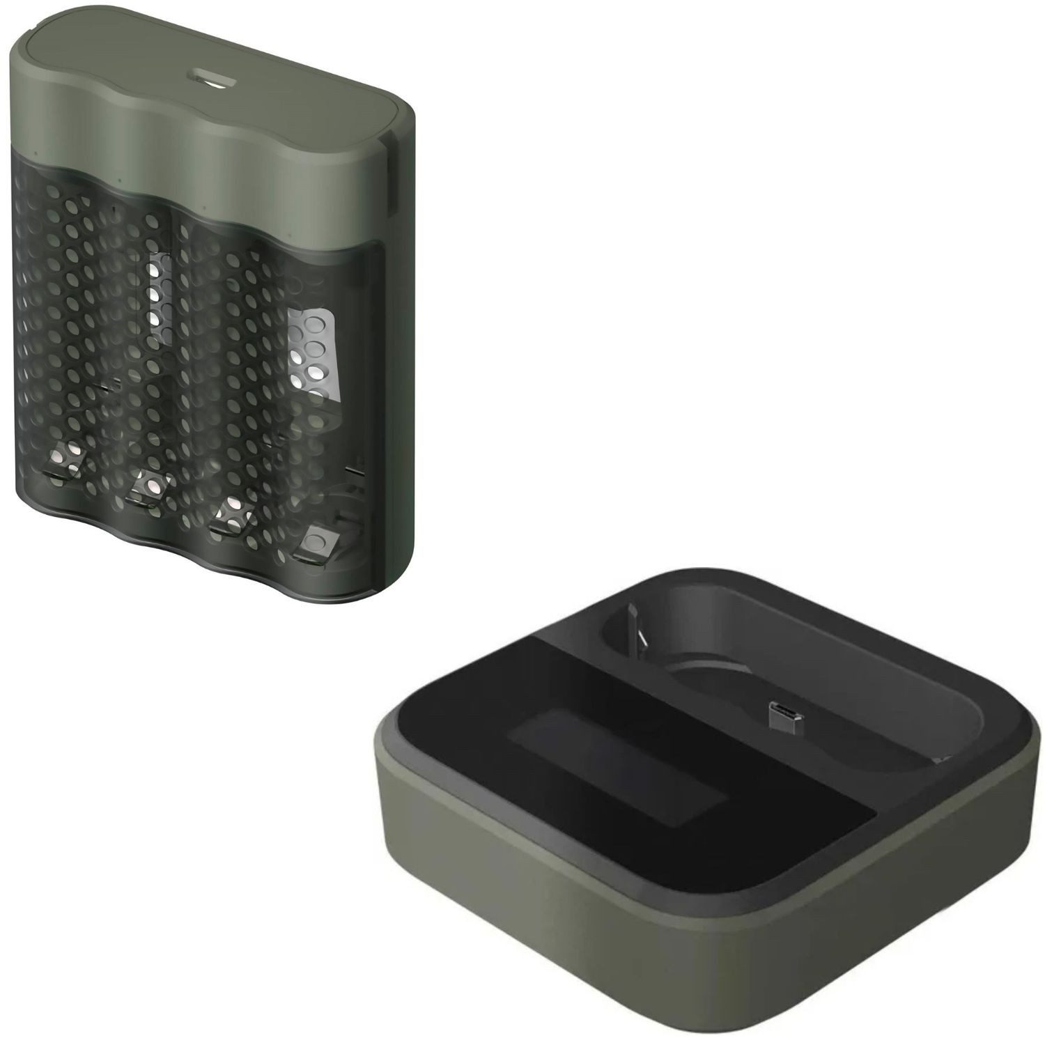 GP Batteries USB Docking Akku-Ladegerät AA / AAA + 4x AA-Akku Akku-Set Mignon 2600 mAh (1,2 V, 6 St), Dock Lader D451 + Ladeeinheit M451 4x AA 2600mAh Mignon LR – Bild 5 von 5