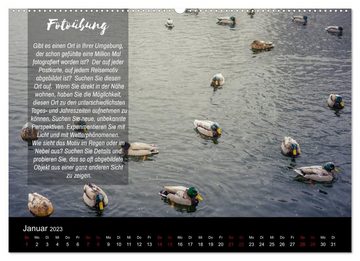 CALVENDO Wandkalender Die Schönheit der Natur - Naturfotografie-Kalender mit Foto- und Kreativübungen (Premium, hochwertiger DIN A2 Wandkalender 2023, Kunstdruck in Hochglanz)