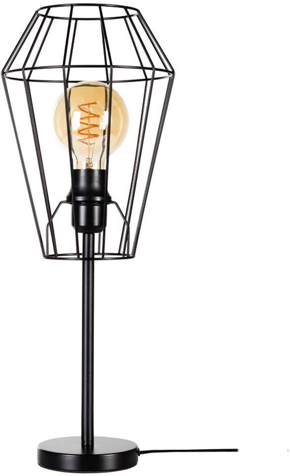 BRITOP LIGHTING Tischleuchte Endorfina, Leuchtmittel wechselbar, ohne Leuchtmittel, Dekorative Leuchte aus Metall, passende LM E27 / exkl., Made in Europe | Tischlampen