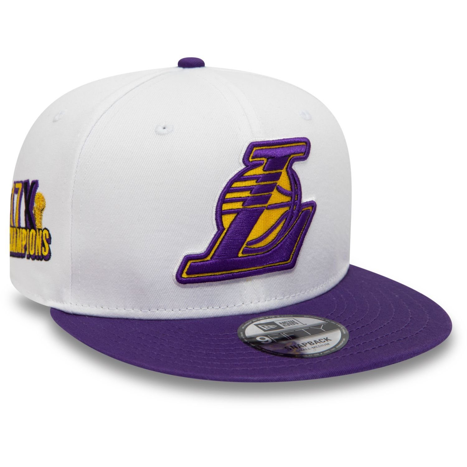 New Era Snapback Cap 9Fifty SIDE PATCH Los Angeles Lakers