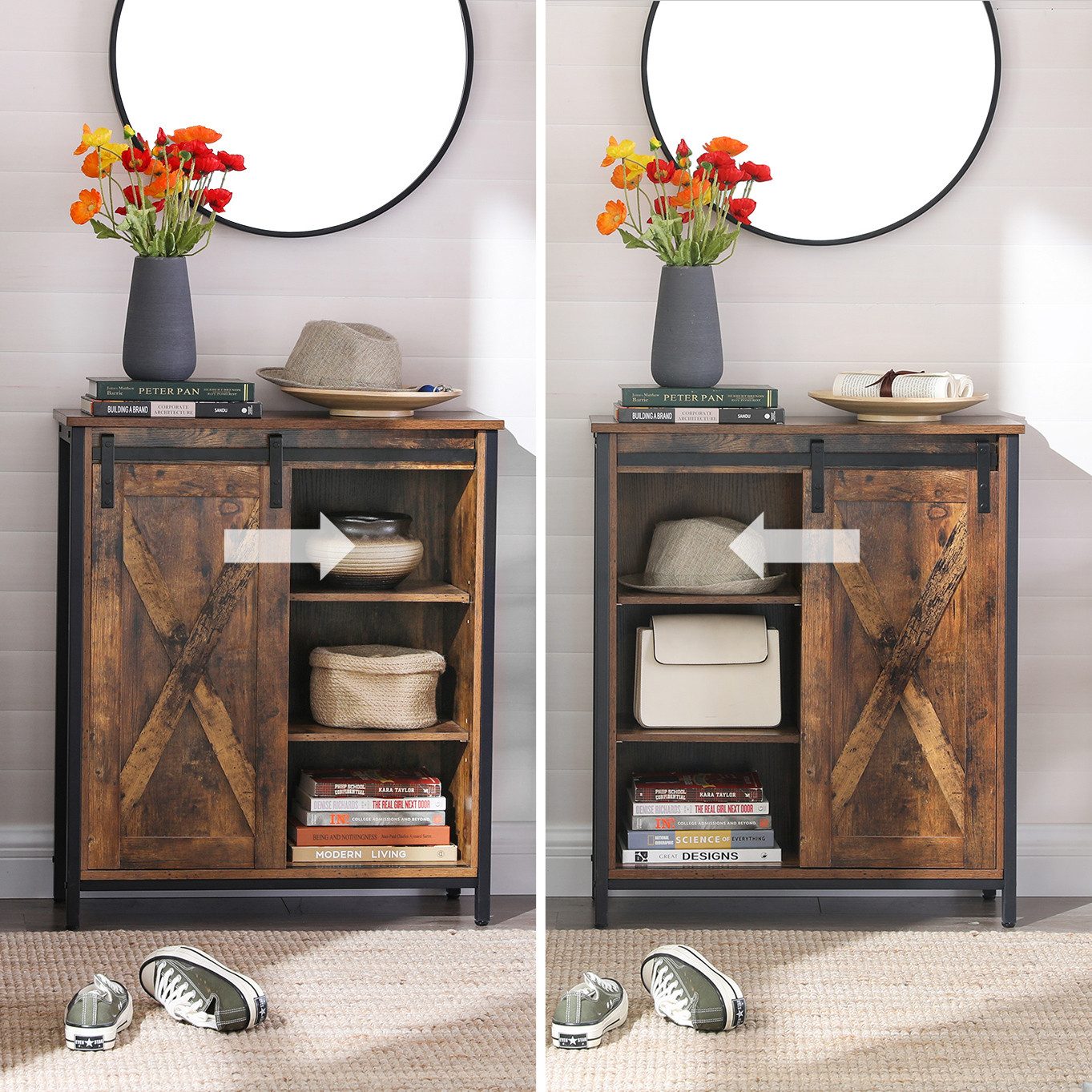 VASAGLE Aktenschrank Sideboard mit Schiebetür, verstellbaren günstig online kaufen