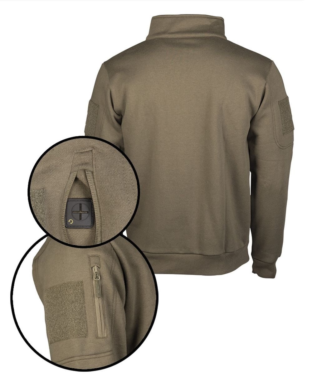 Sturm Handels GmbH Troyer Mil-Tec Tactical Sweatshirt mit Zipper günstig online kaufen