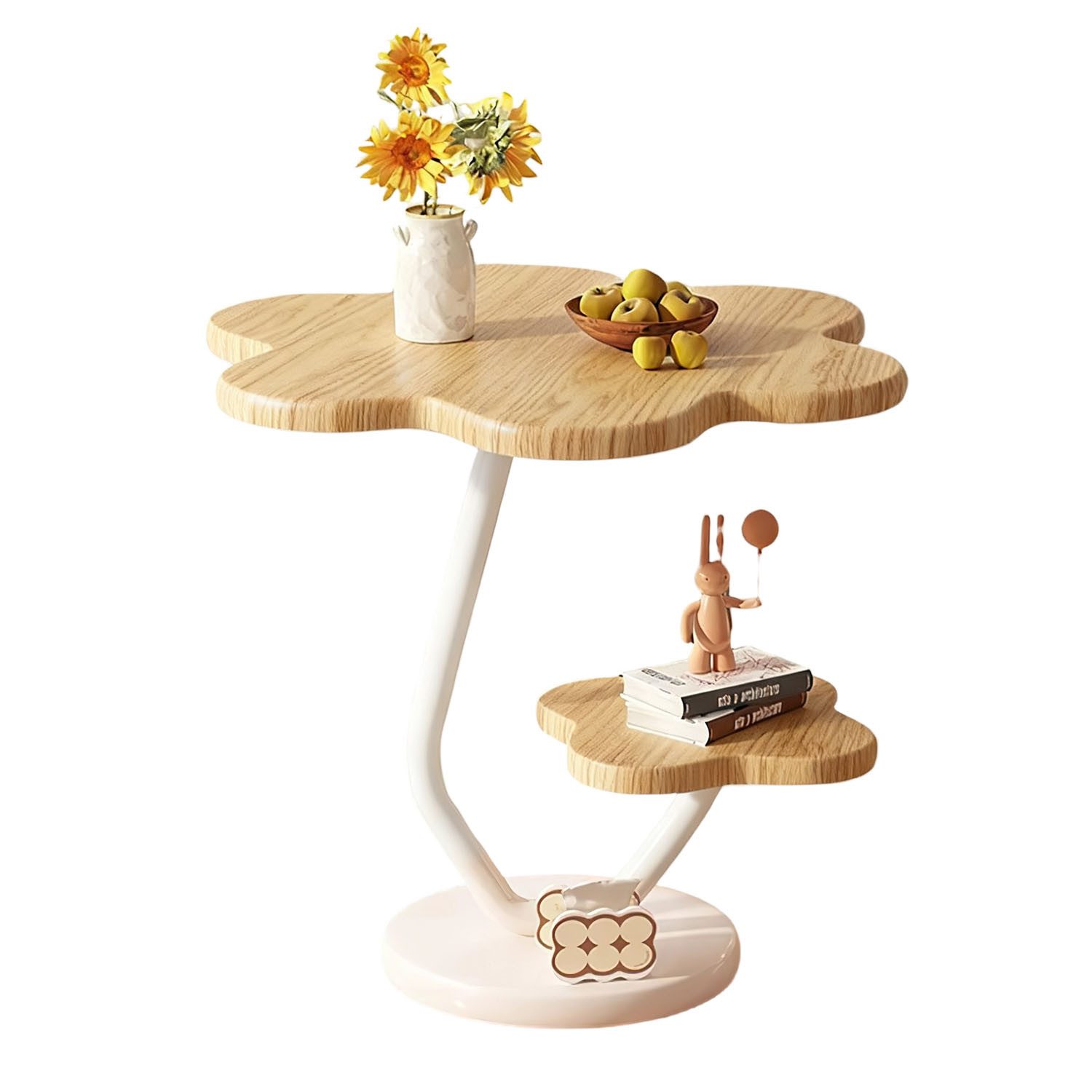 HEYHIPPO Beistelltisch Beistelltisch 40×60 cm, 2-stufig, moderner Couchtisc günstig online kaufen