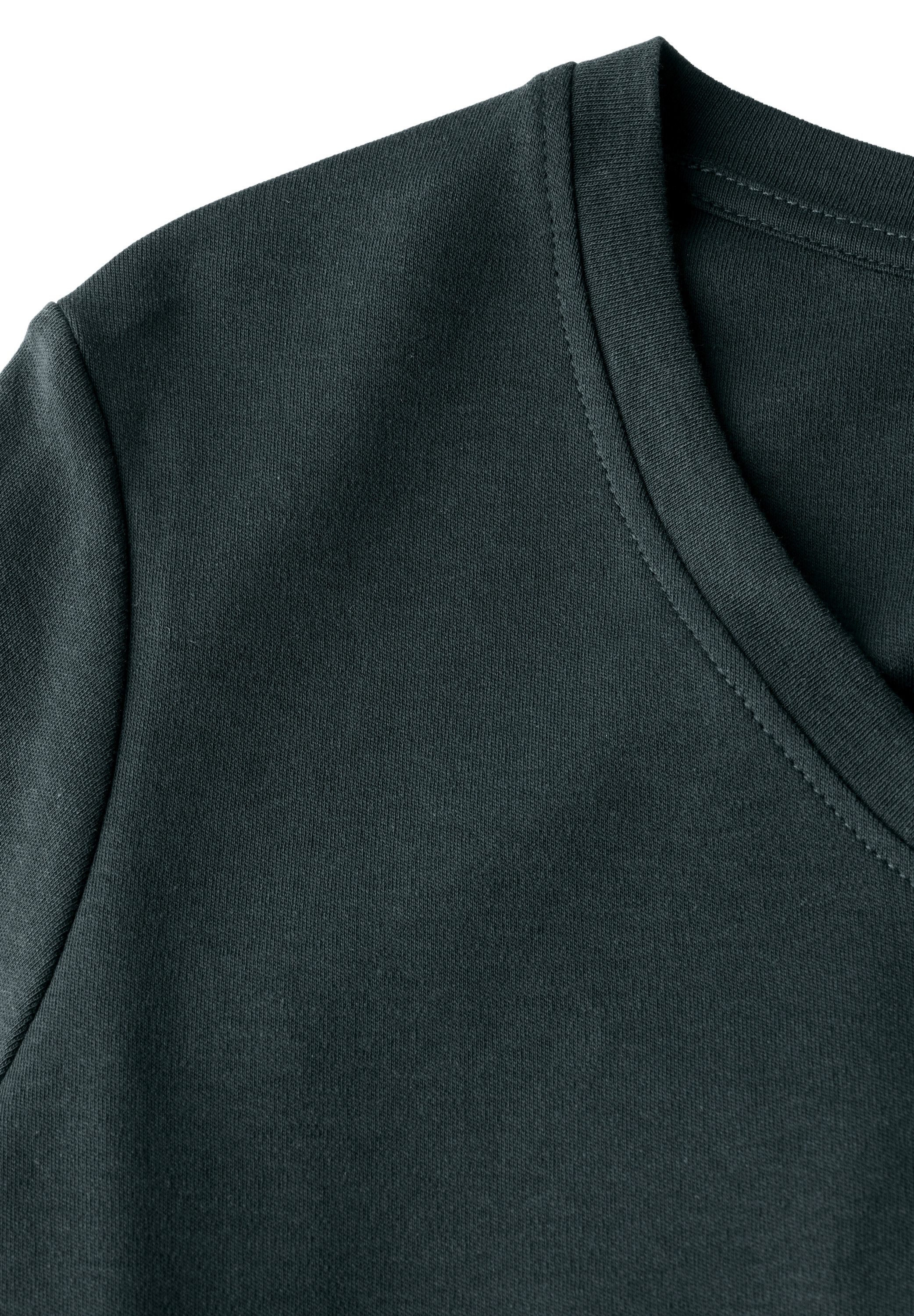 STREET ONE V-Shirt aus reiner Baumwolle