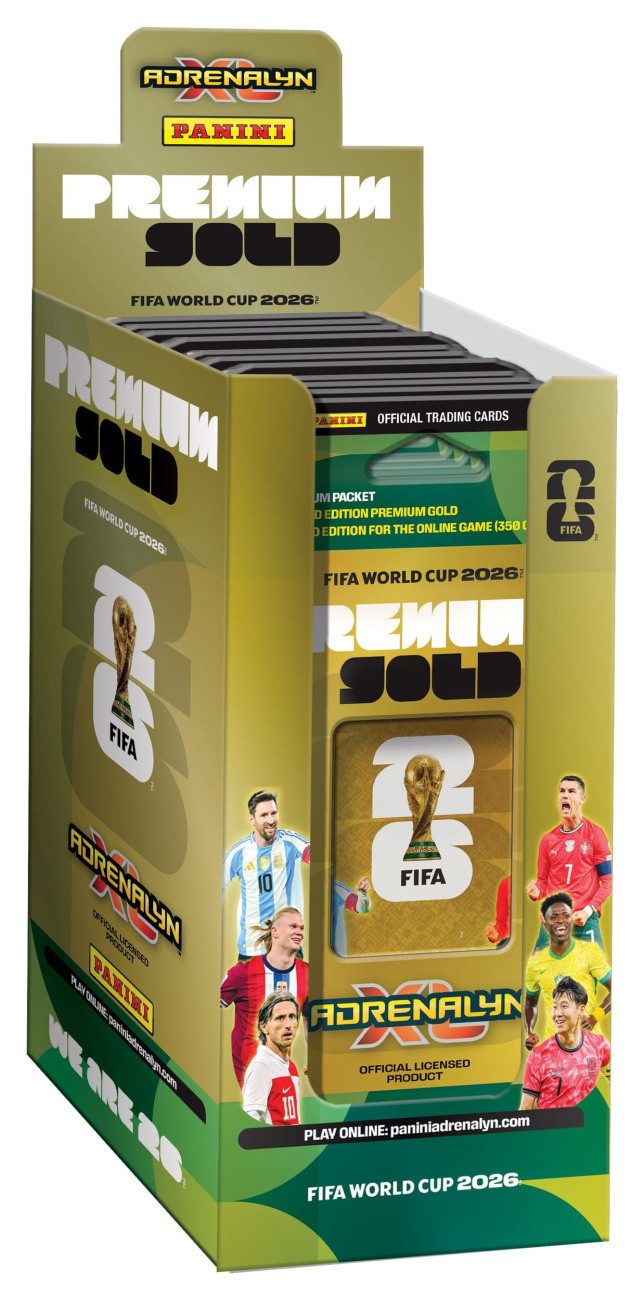 Panini Sammelkarte FIFA World Cup 2026 Trading Cards Premium Gold Box (10)