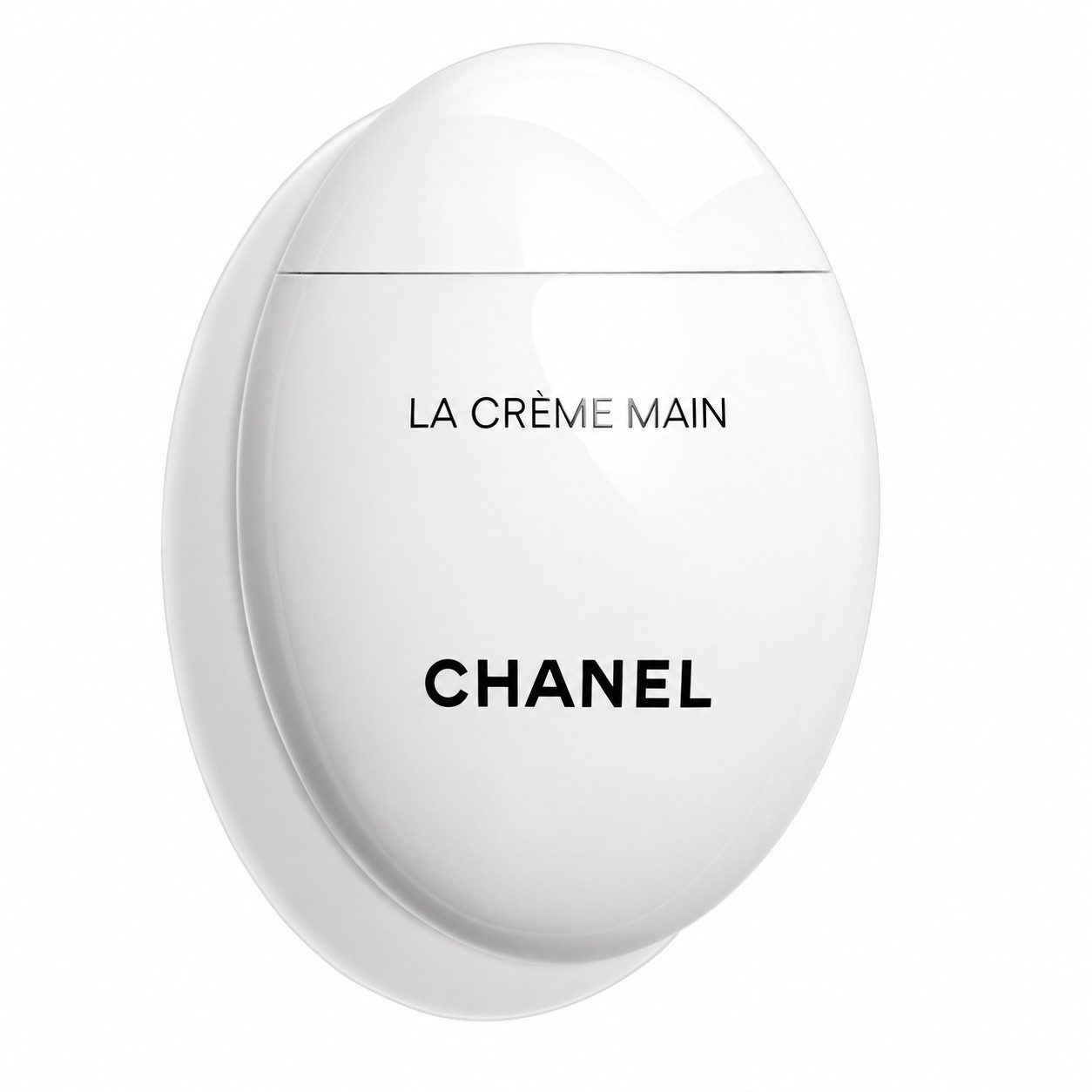 CHANEL Handcreme LA CRÈME MAIN Hand- und Nagelcreme 50 ml, 1-tlg., feuchtigkeitsspendende Pflege im ovalen Spender