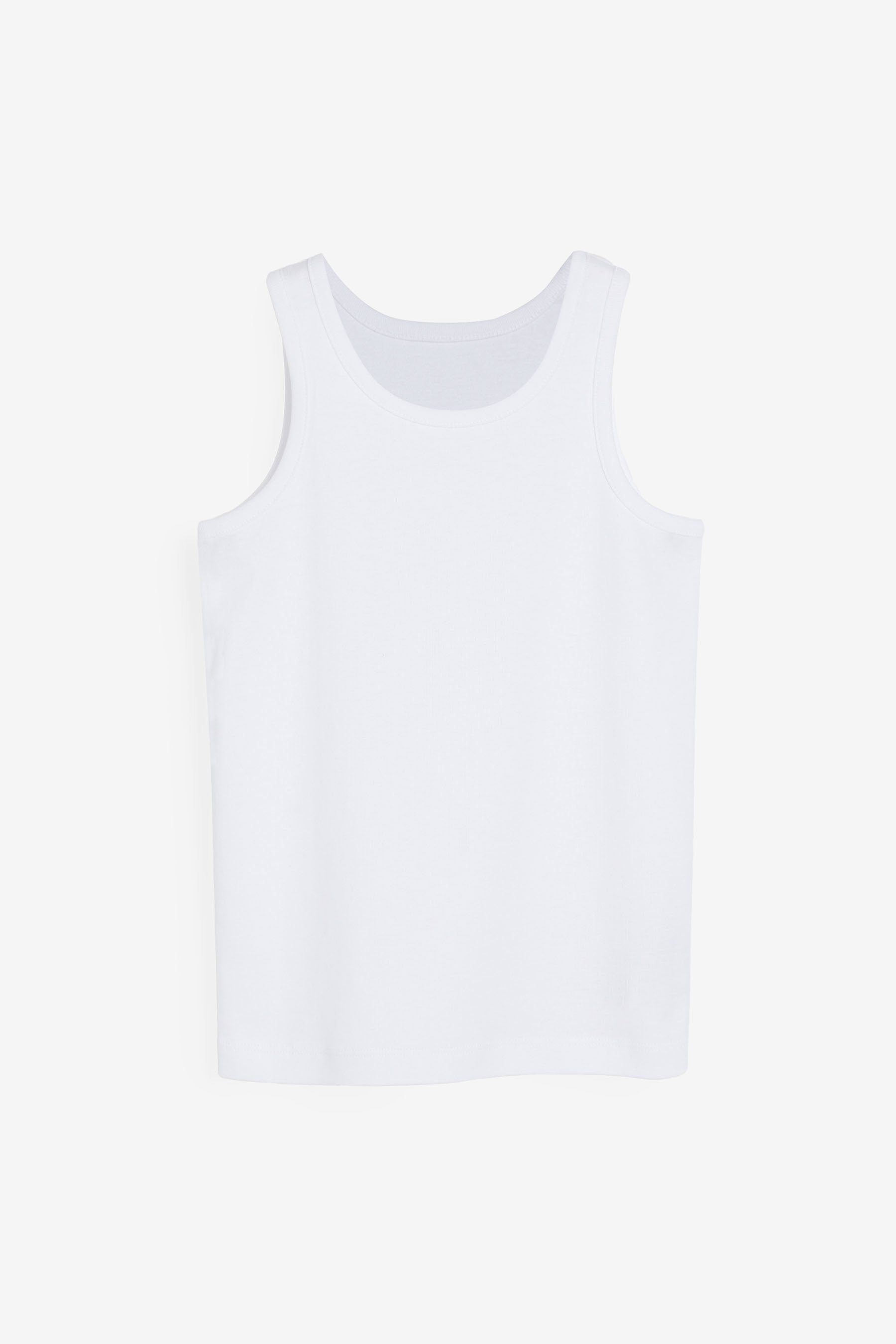 White aus, 5er-Pack (5-St) Unterhemd Unterhemden Next