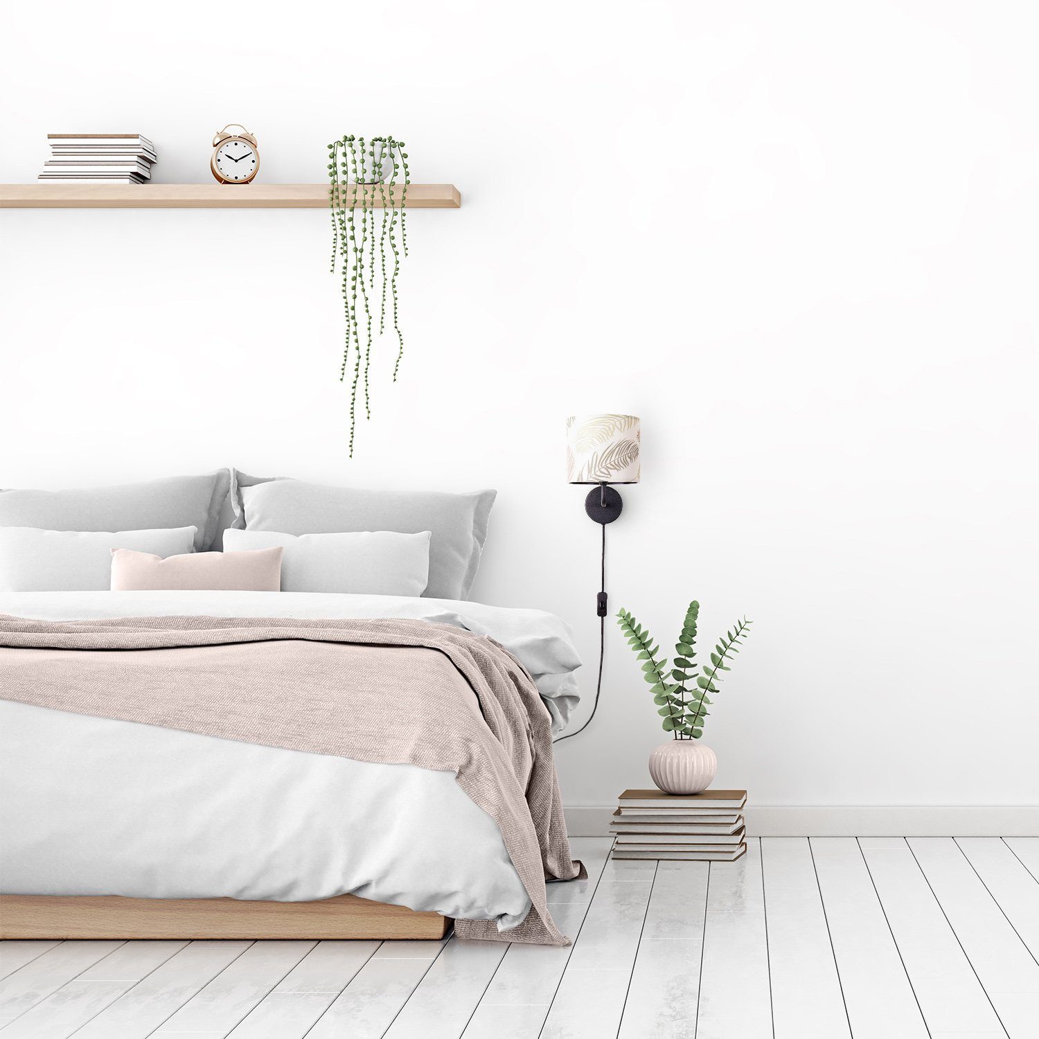 Paco Home Wandleuchte LUCA, ohne Leuchtmittel, Wandlampe Nachtlicht Kinder Deko Wohnzimmer Lampen Innen Jungle