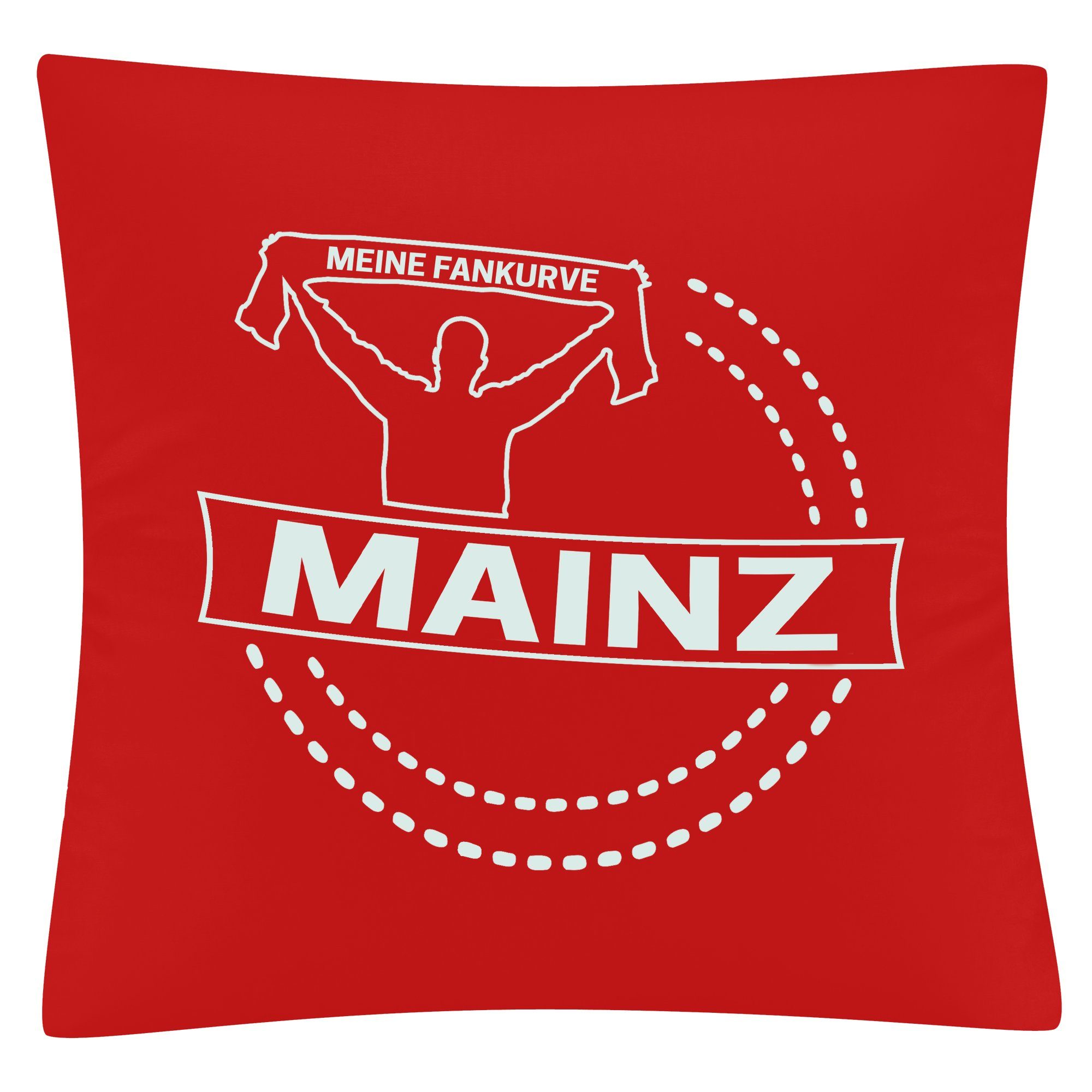 multifanshop Kissenbezug Mainz - Meine Fankurve - Kissen günstig online kaufen