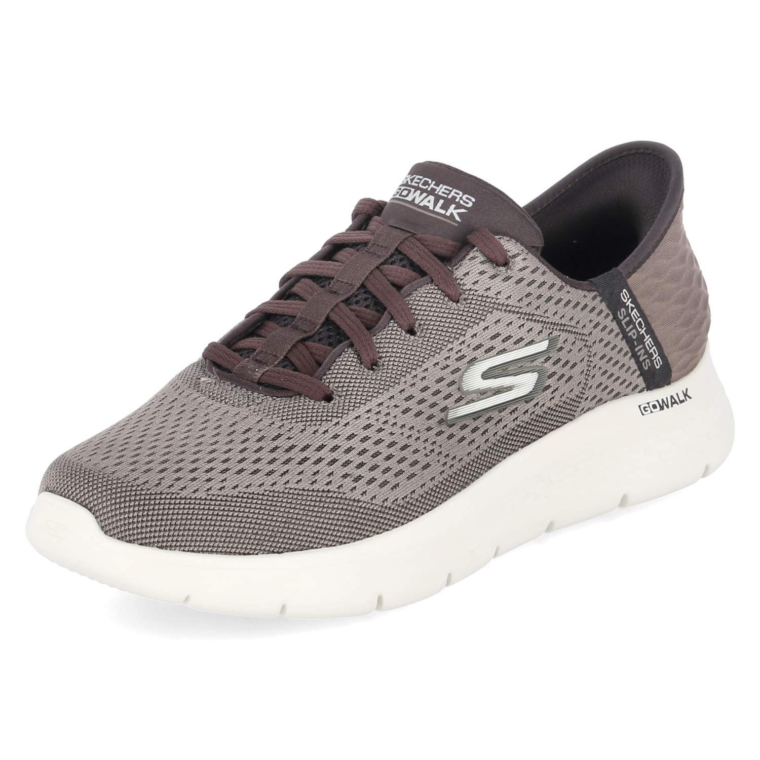 Skechers Skechers 216505 BRN Herren Textil braun Slipper günstig online kaufen
