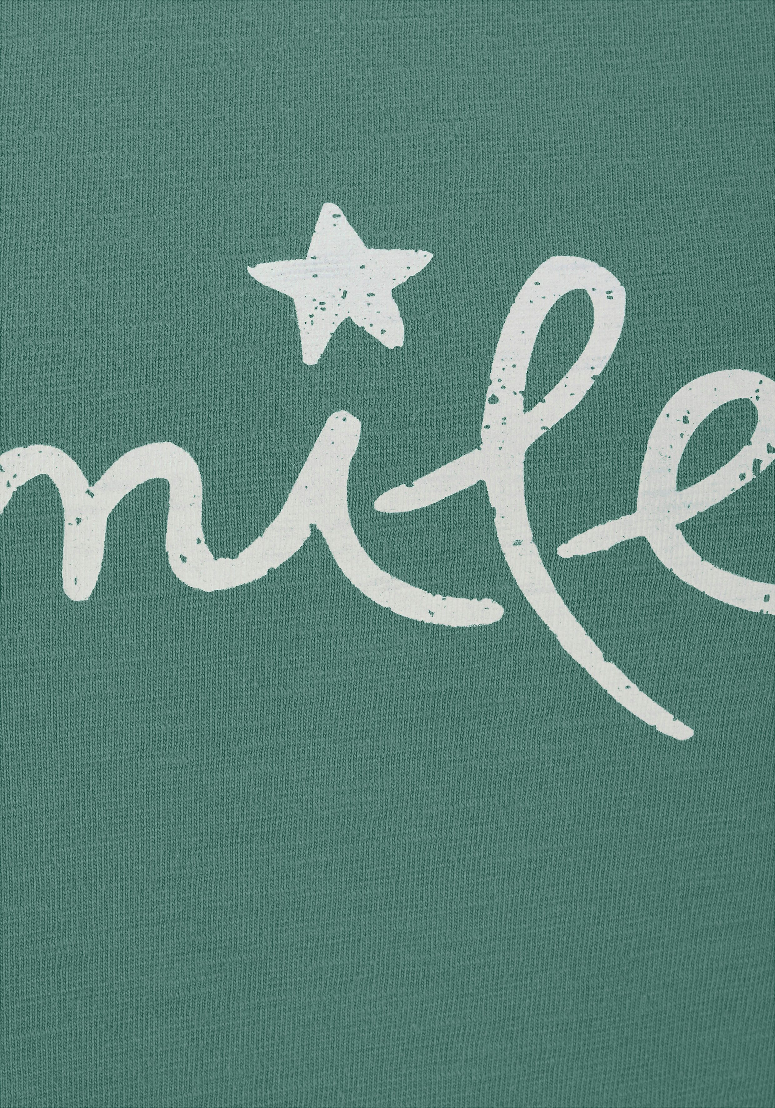 Beachtime T-Shirt mit Frontdruck "Smile" aus weicher Baumwoll-Qualität