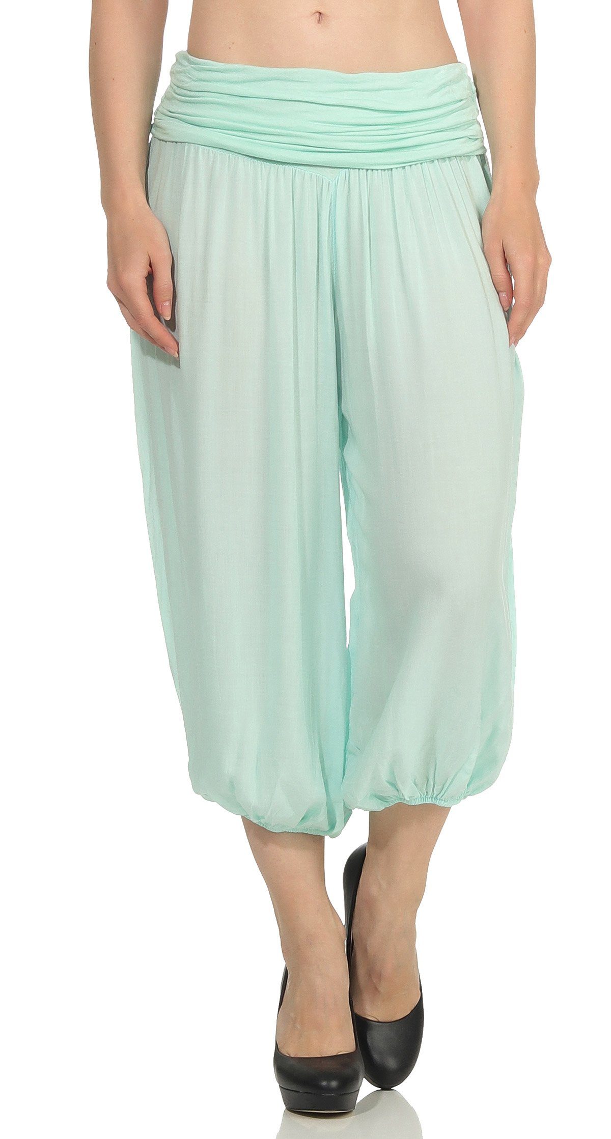 more Caprihose Damen than fashion Haremshose malito mint 1483